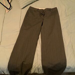 Ann Taylor Factory Men's Pinstripe Dress Pants in Charcoal